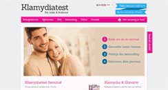 Desktop Screenshot of klamydiatest.net